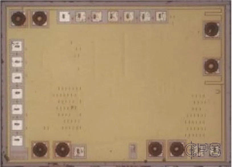 Die image of the Broadcom ACPL-C799, the complete die photographed after decapsulation