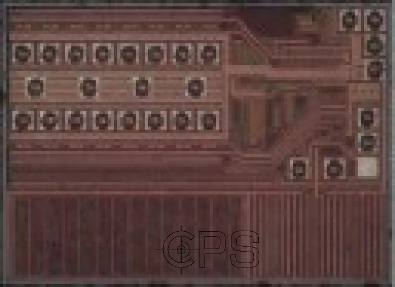 Die image of the Chipone ICND2153, the complete die photographed after decapsulation