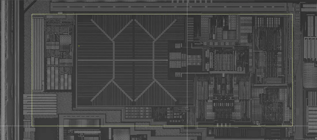 Die imagery of metal 3, the same region captured layer by layer