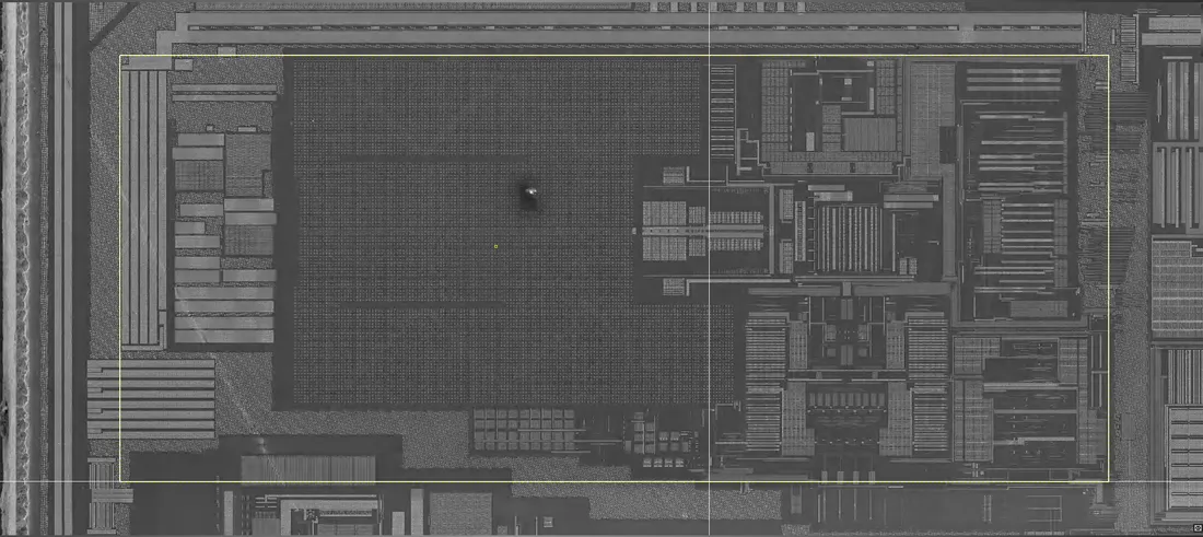 Die imagery of metal 4, the same region captured layer by layer